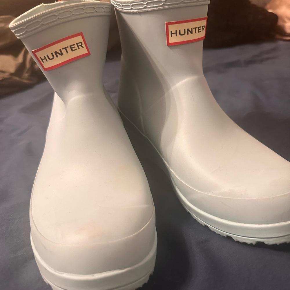 Hunter Blue Stem Short Rain Boots
